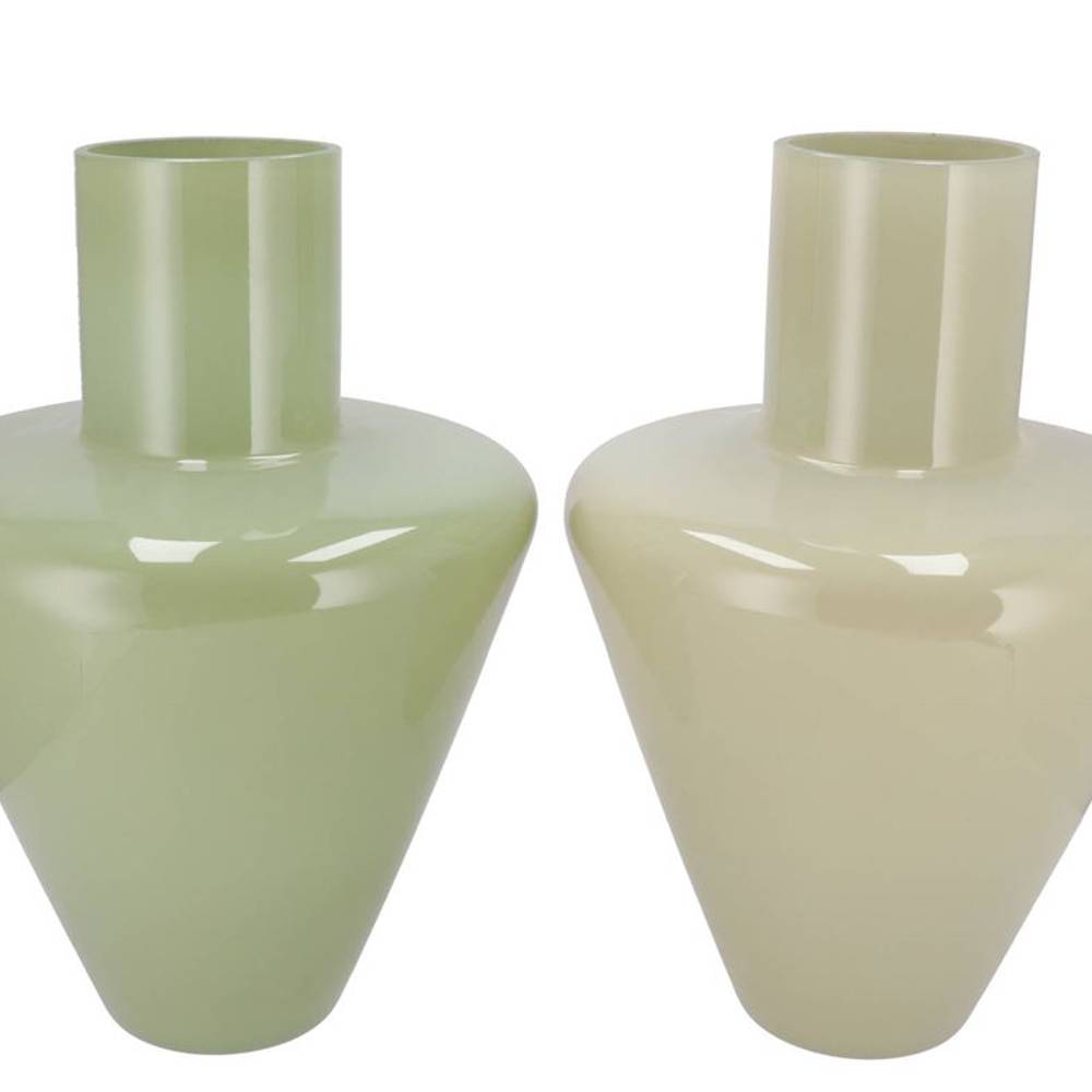 Glas Vase Beau grün mix 29x29x40cm