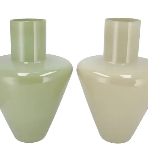 Glas Vase Beau grün mix 29x29x40cm