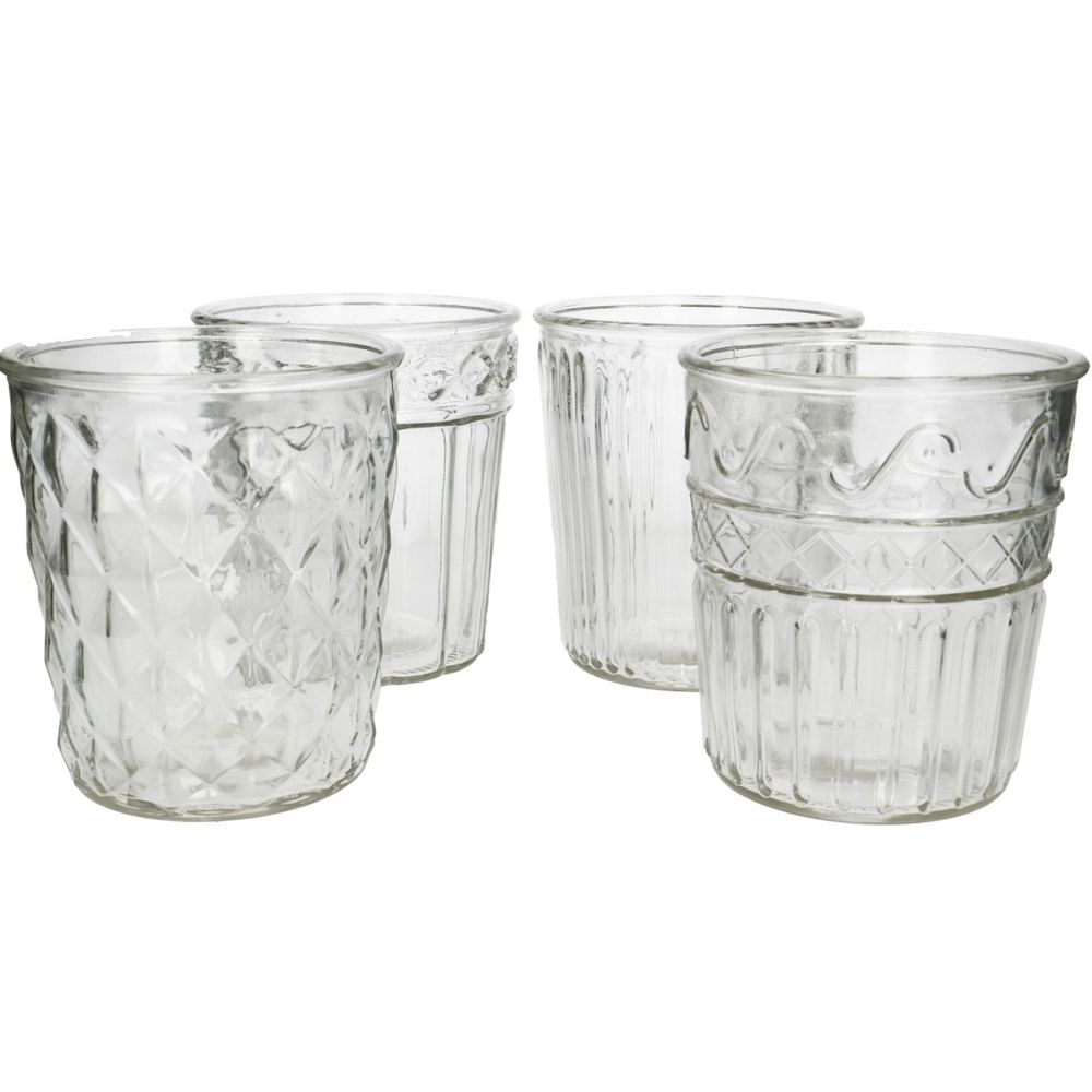 Glas Vase Vintage mix D14cm H15cm