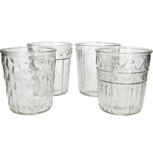 Glas Vase Vintage mix D14cm H15cm