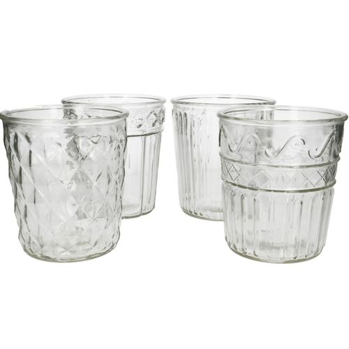 Glas Vase Vintage mix D14cm H15cm