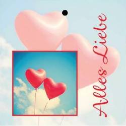 Karte Alles Liebe 07x07cm x20 