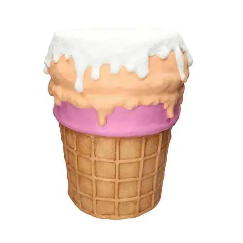 Beistelltisch Eiscreme D30cm H47cm