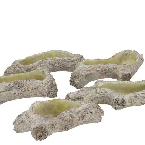 Holz Topf Scottish braun 30x13x08cm