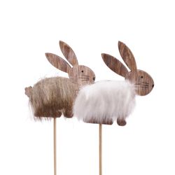 Kaninchen Flausich/ Stab mix 8cm L50cm