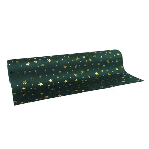 Tischlaufer Stars dunkel grün 28cm 2.5m