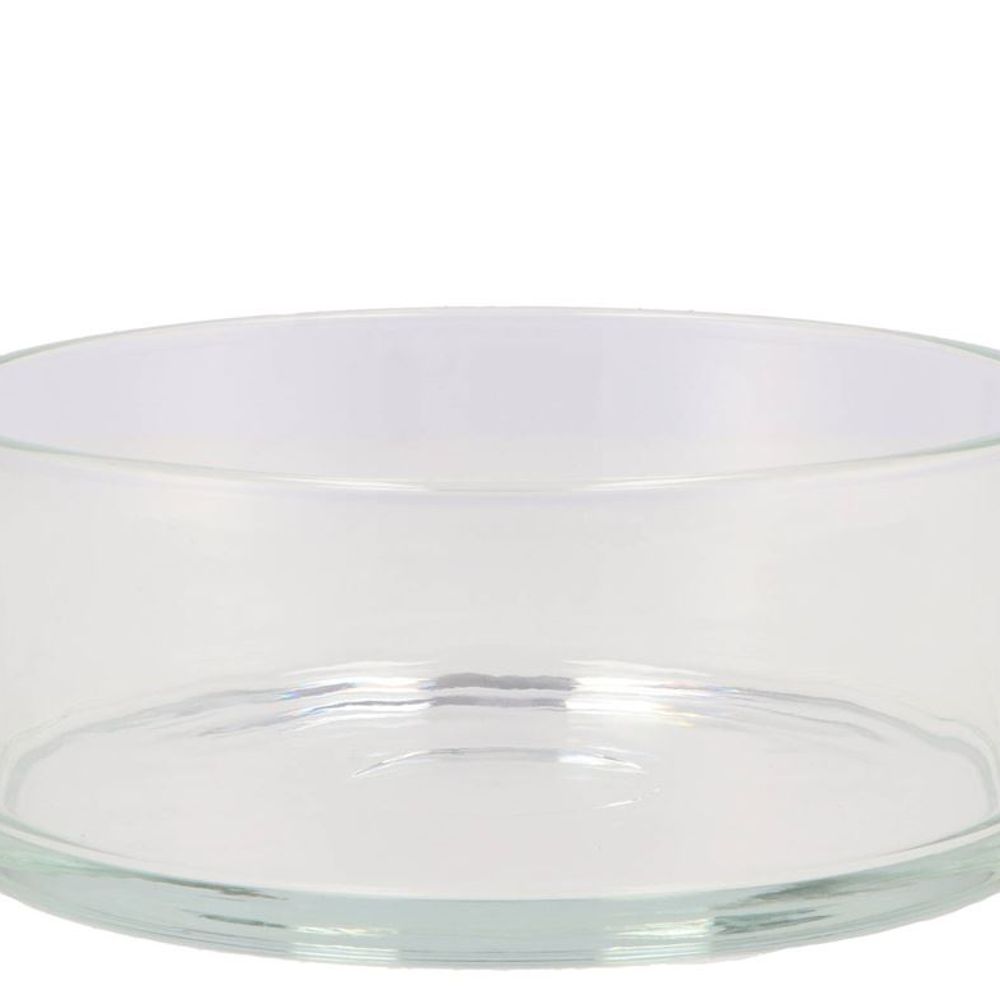 Glas Zylinder Schale D19cm H08cm