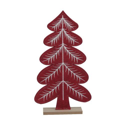 Deko Baum rot D18cm H31cm