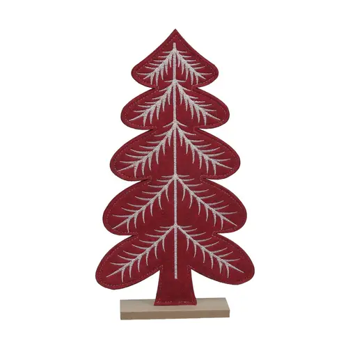 Deko Baum rot D18cm H31cm