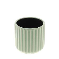 Keramik Übertopf Codi hell grün D13cm H12cm