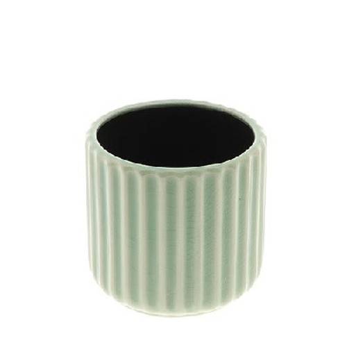 Keramik Übertopf Codi hell grün D13cm H12cm