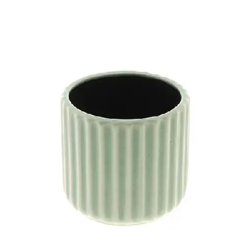 Keramik Übertopf Codi hell grün D13cm H12cm