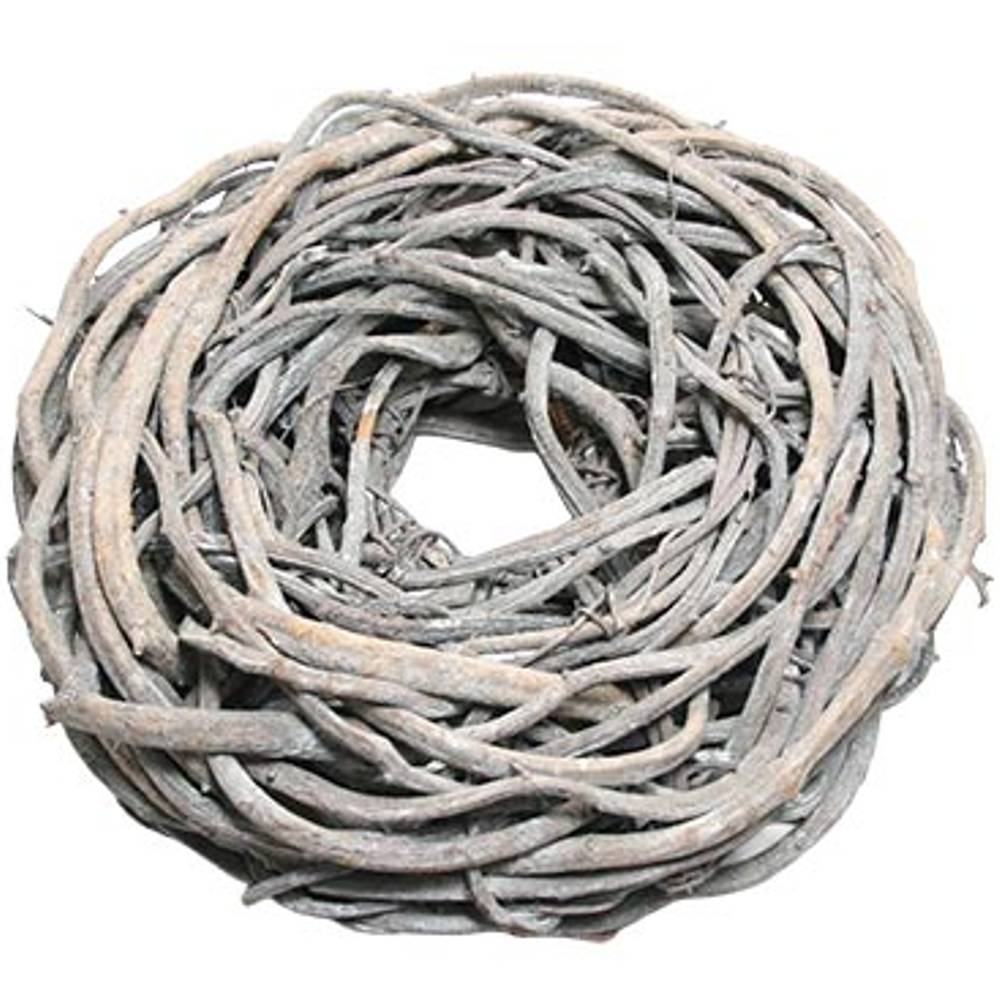 Kranz Crazyvine grau waschen D65cm