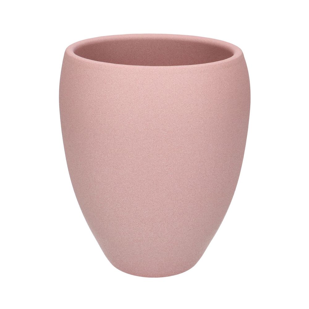 Keramik Bowl Vase hell rosa D13cm H18.5cm