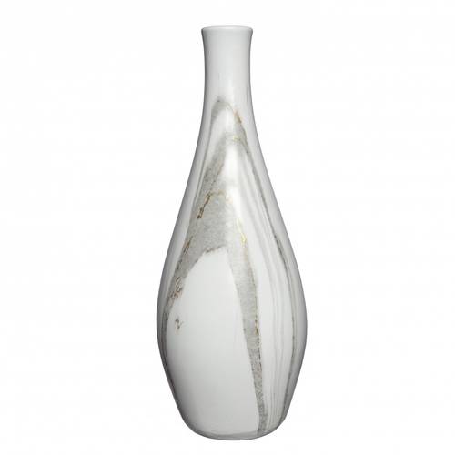 Keramik Vase Dazzle marmor D13cm H35cm 