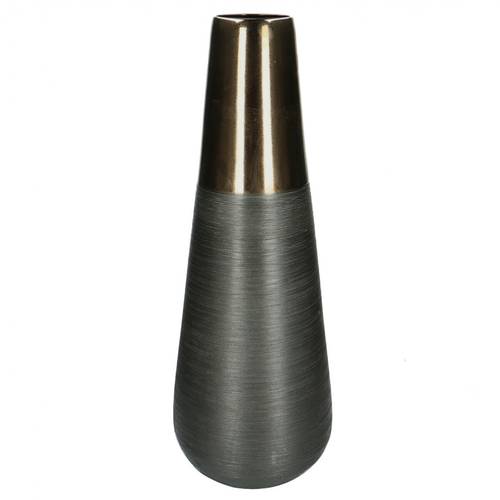 Keramik Vase Taceno bronze D09cm H60cm 