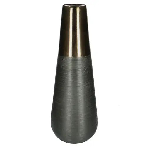 Keramik Vase Taceno bronze D09cm H60cm 