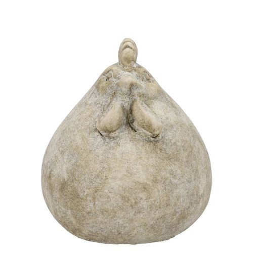 Beton Henne grau 12x12x15cm
