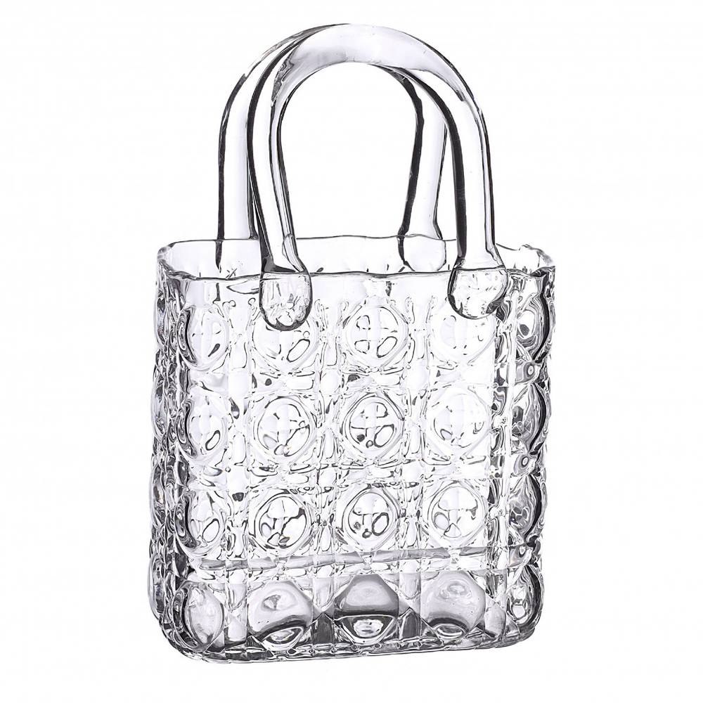 Glas Vase Handbag 19x11x28cm