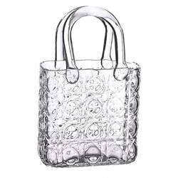 Glas Vase Handbag 19x11x28cm