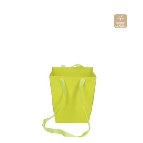 Tasche Elegant apfelgrün 12/16x18cm