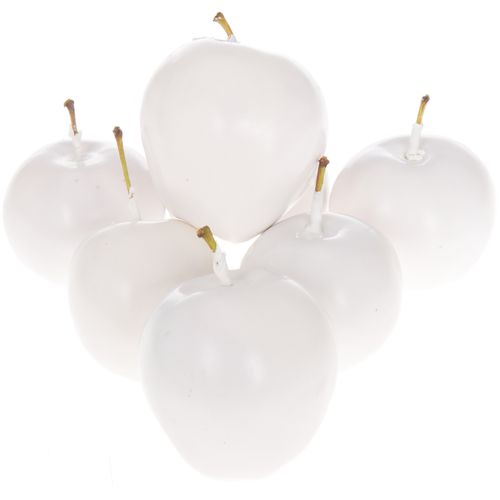 Apfel weiss Wachs D5cm