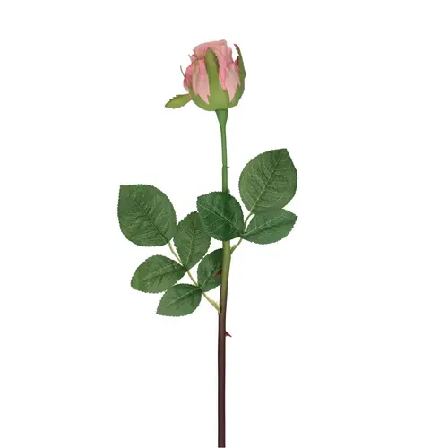 Seiden Rose lachsrosa L46cm