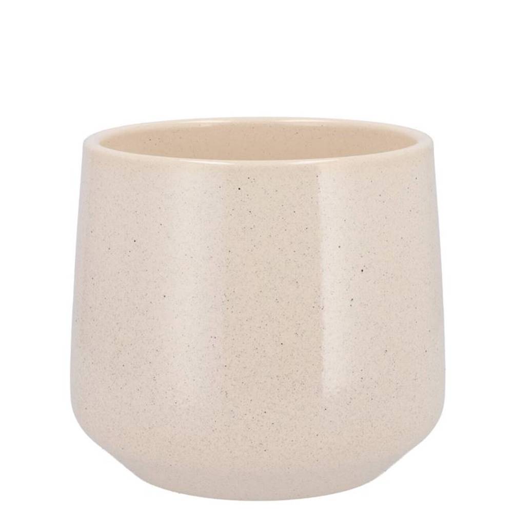 Keramik Übertopf Berlin creme D13cm H13cm