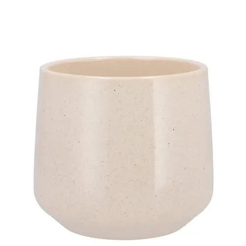 Keramik Übertopf Berlin creme D13cm H13cm