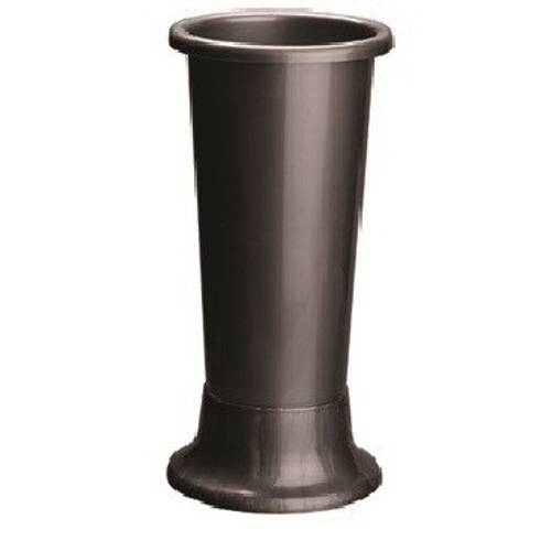 Kunststoff  Vase Ideal grau D22cm H50cm