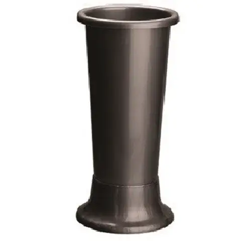 Kunststoff  Vase Ideal grau D22cm H50cm