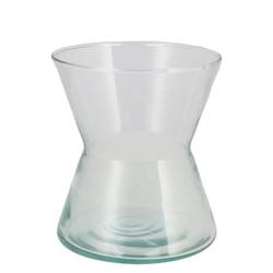 Glas Vase Diabolo 17x17x19cm