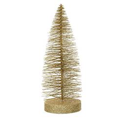 Baum Glitzer gold D11cm H30cm