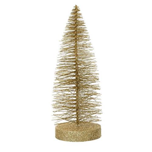 Baum Glitzer gold D11cm H30cm