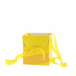 Tasche Muse gelb 16x16x18cm
