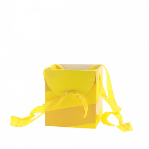 Tasche Muse gelb 16x16x18cm