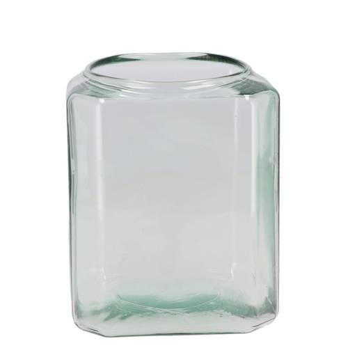 Glas Vase viereckig Jelle D13.5cm H17cm