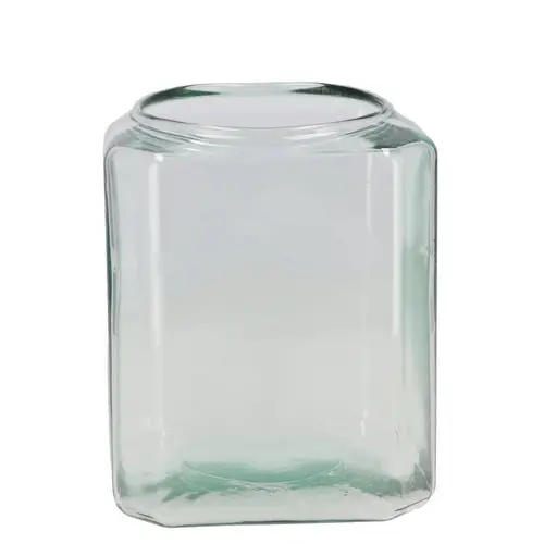 Glas Vase viereckig Jelle D13.5cm H17cm