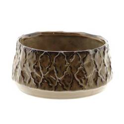 Keramik Schale Zaria braun D19cm H09cm