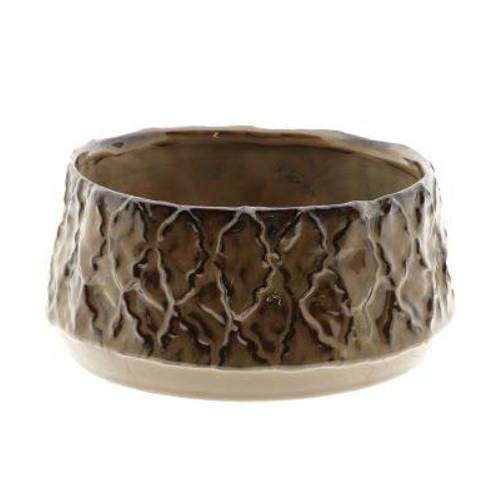 Keramik Schale Zaria braun D19cm H09cm