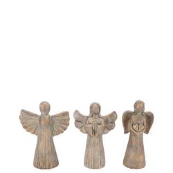 Beton Engel Wings mix gold 09x06x16cm