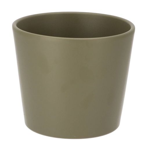 Keramik Orchidee Übertopf Kapern grün D15cm