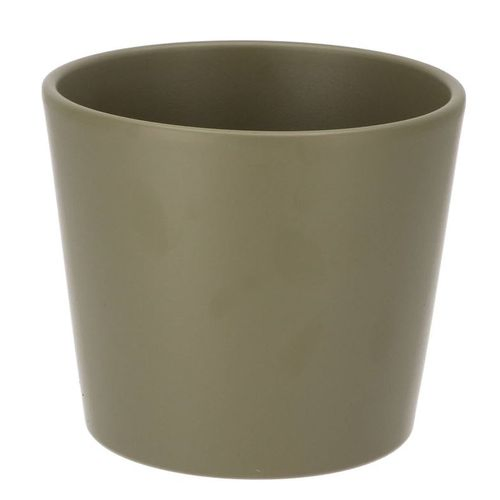 Keramik Orchidee Übertopf Kapern grün D15cm
