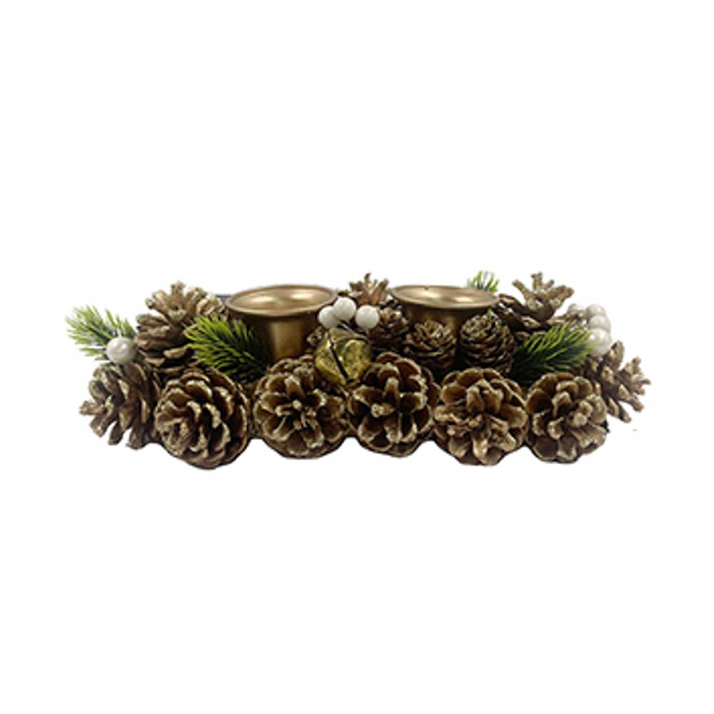 Kerzenständer Beere natur L31cm