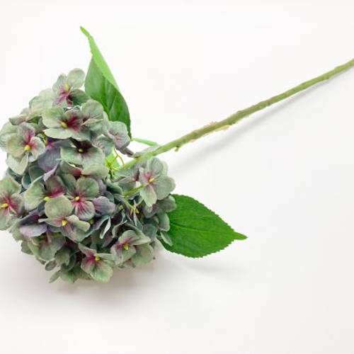 Seiden Hydrangea blau L55cm