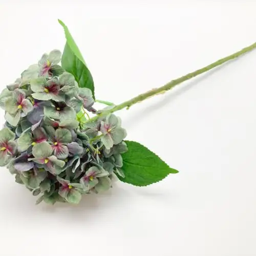 Seiden Hydrangea blau L55cm
