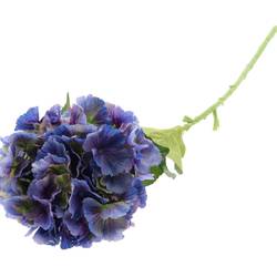 Seiden Hydrangea blau L80cm D25cm