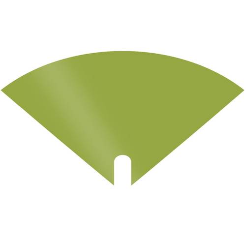 Tüte Moon Isa hell grün 30x30cm x50