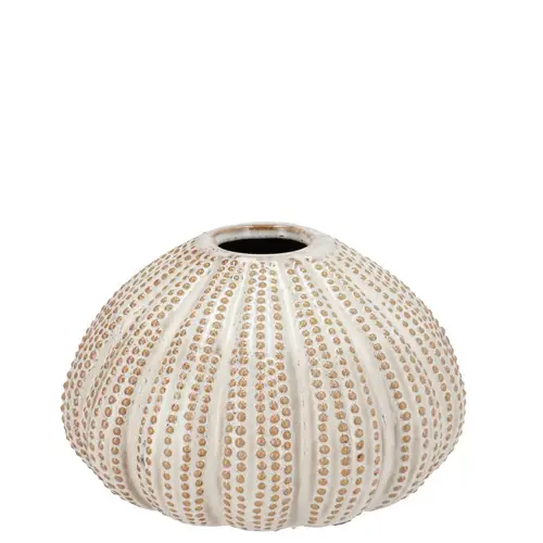 Keramik Vase Urchin sand 10x10x06cm