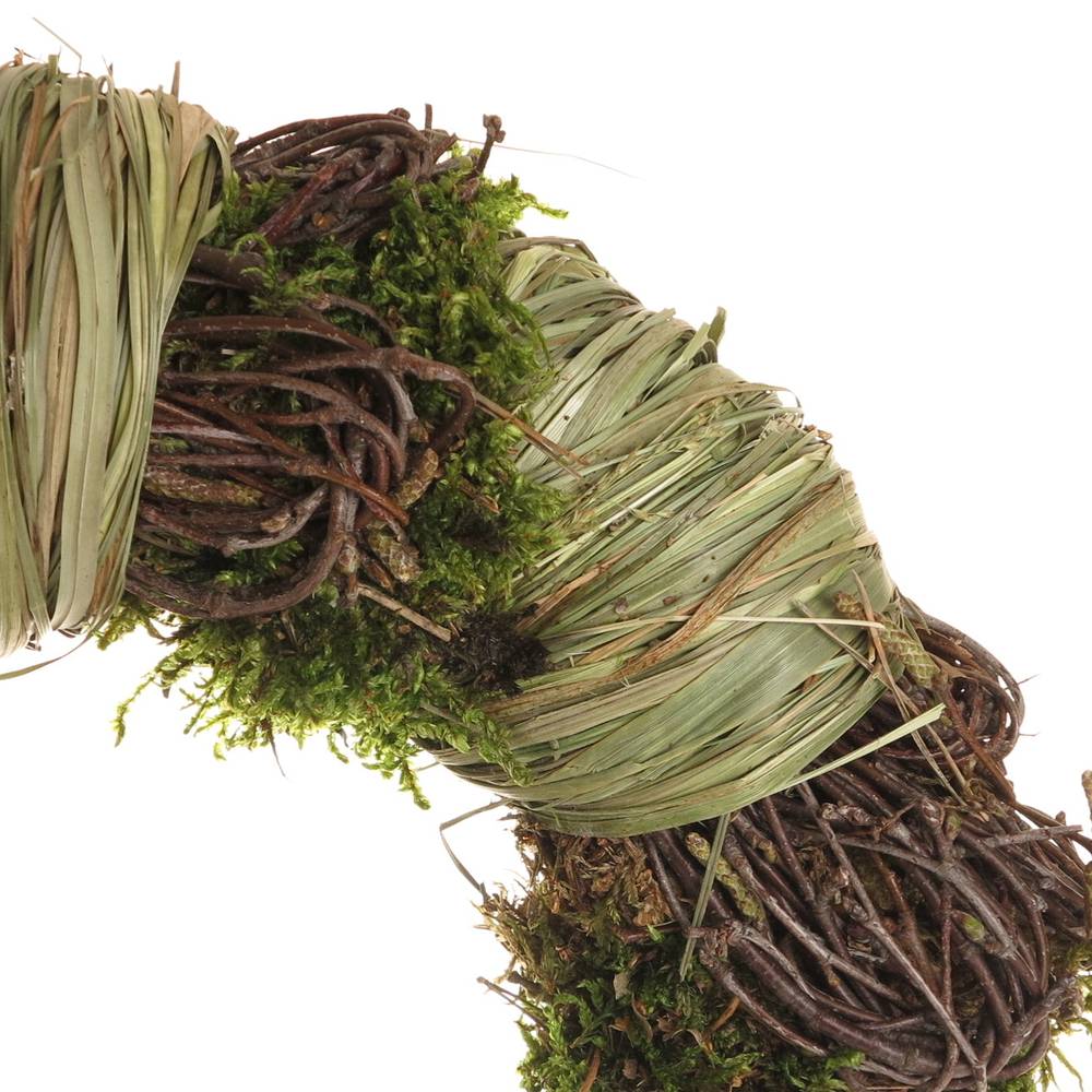 Kranz Heu/Moos/Birke D25cm (N334)